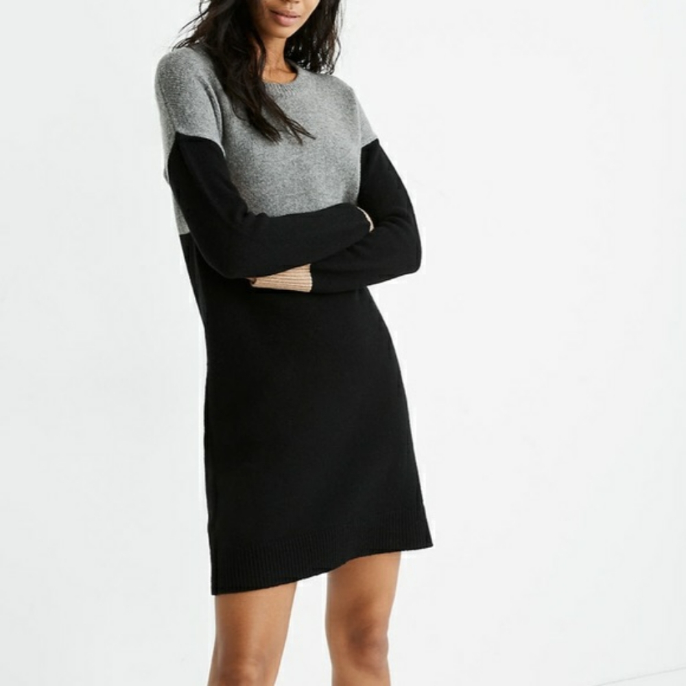 Madewell Colorblock Sweater DressNWT/NEWMadewe